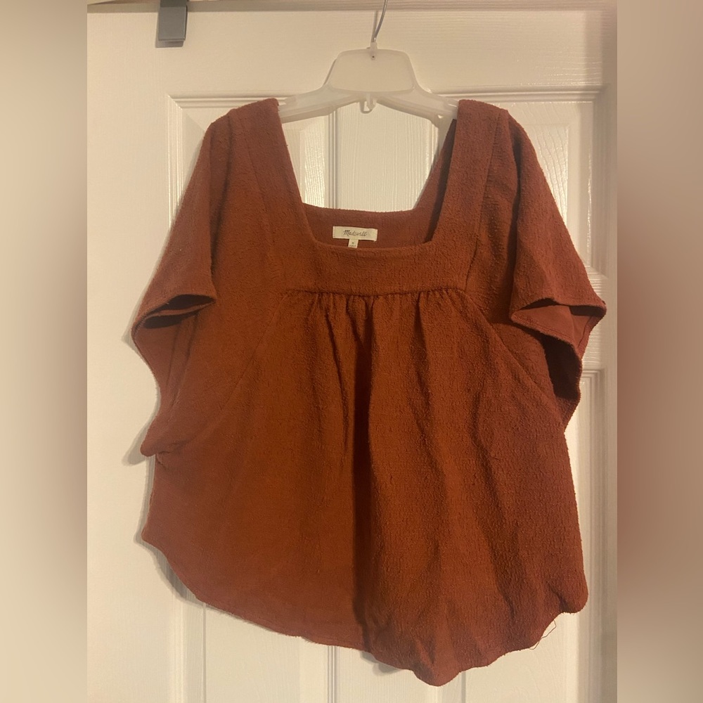 Madewell square neck top